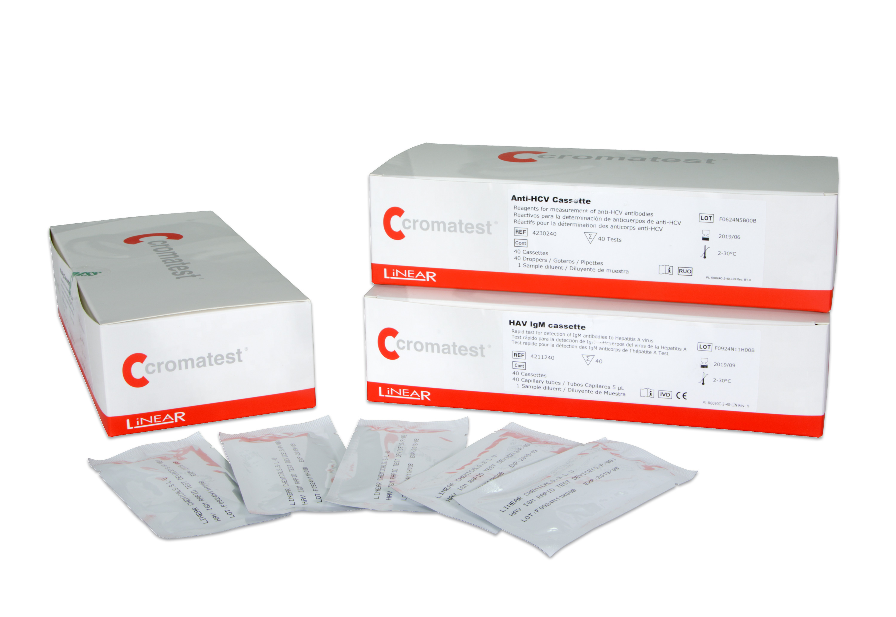 Casete ANTI-HCV 40 Tests